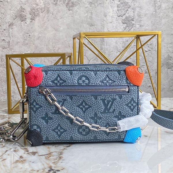 Extremely rare! Louis Vuitton soft trunk shoulder bag replica blue vuz42332 Extremely rare! Louis Vuitton soft trunk shoulder bag replica blue vuz42332