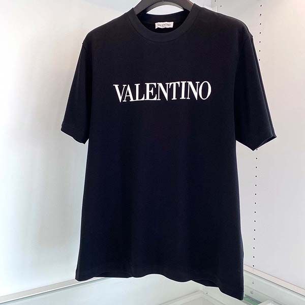 [Not available in Japan] Valentino Embroidered Jersey T-shirt Replica Vun11072
