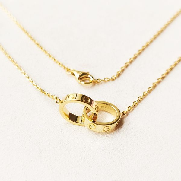 Super popular? [Cartier] LOVE necklace copy kaq59975