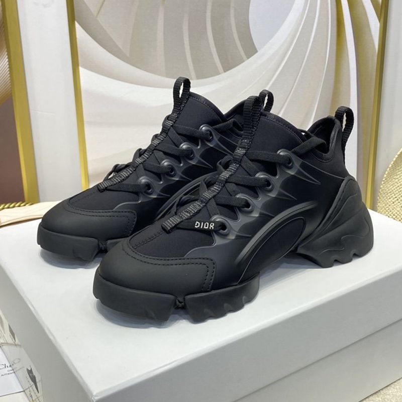 [Not available in Japan] Dior D-Connect Replica Sneakers ★ Black Technical Fabric KCK222NGG_S900