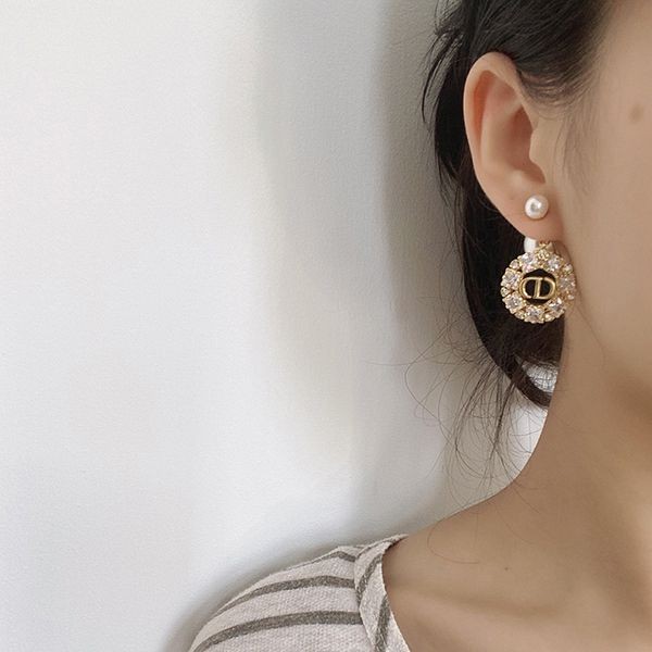 Extremely rare! Dior CLAIR D LUNE earrings replica metal & crystal dev63180 Extremely rare! Dior CLAIR D LUNE earrings replica metal & crystal dev63180