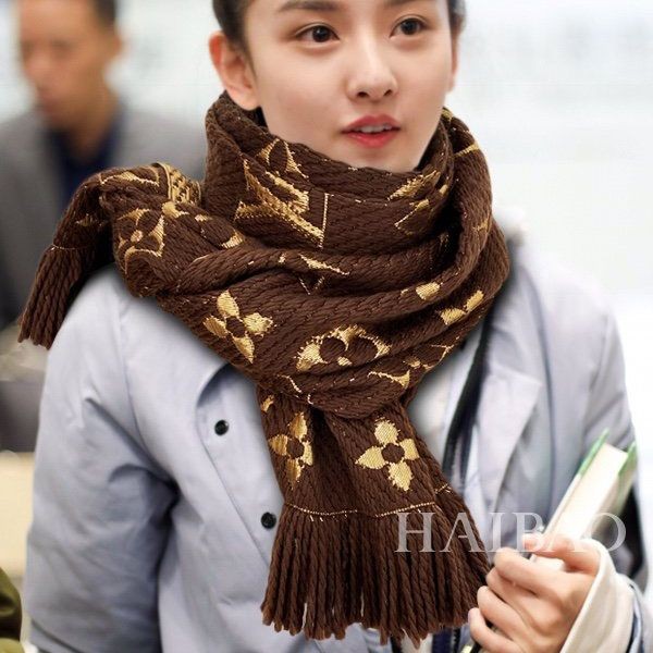 Super popular! Quick delivery ★ Vuitton scarf replica Echarpe Logomania classic popular? vul00073
