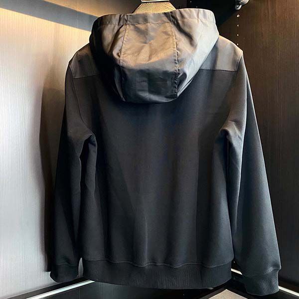 Sold out Prada Jersey and nylon hoodie replica pux68848