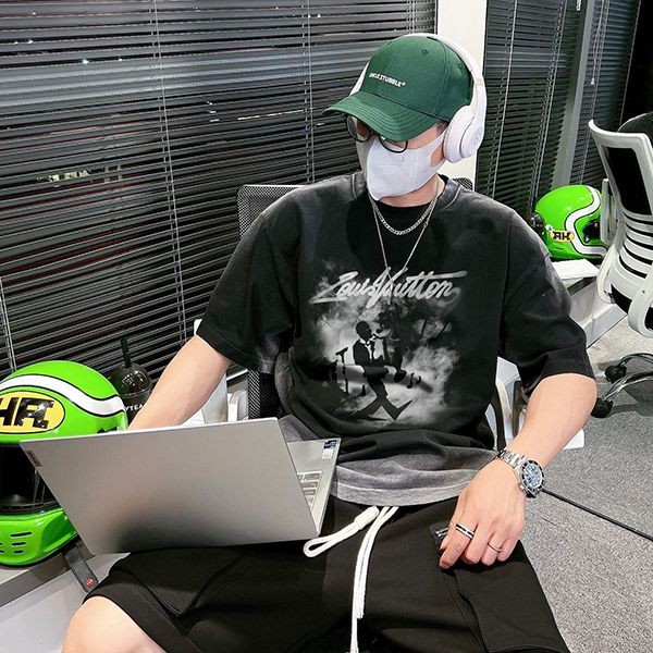 [Quick delivery] Louis Vuitton Maison LV crew neck T-shirt replica vut37940