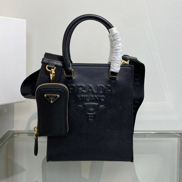 ☆Super popular☆ Stylish Prada leather shoulder bag, N-grade replica puf94585