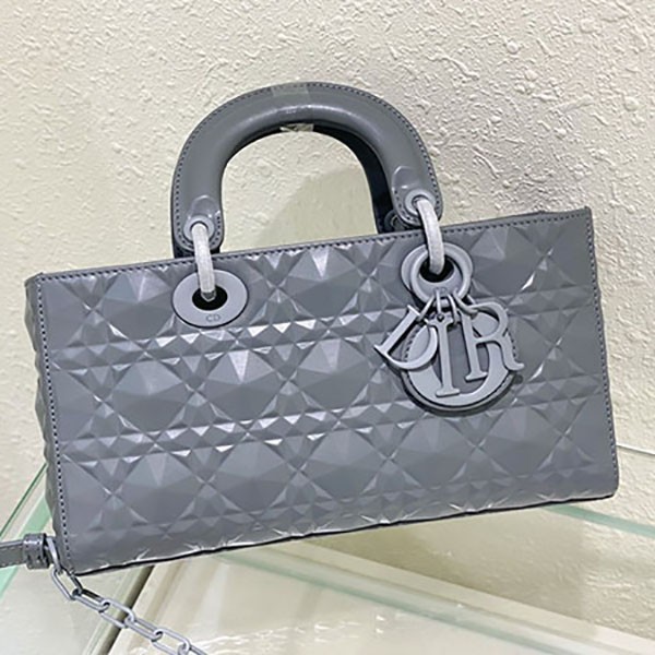 Very popular! [Dior] LADY D-JOY bag copy Cannage calfskin den09115