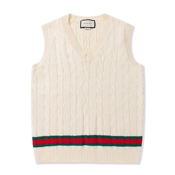 Free shipping Gucci beige vest cotton replica gun78457