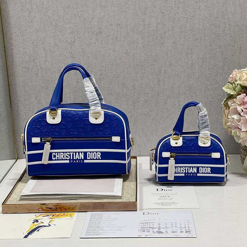 Extremely rare! Dior VIBE Medium Replica Bowling Bag Quilted deq91766