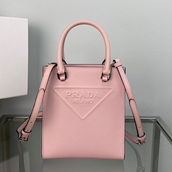 Rare color Prada small logo shoulder bag replica 1BA331VOOOASKF0002