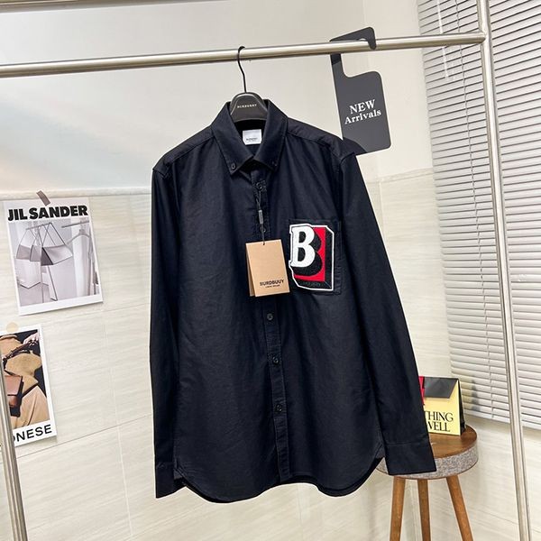 ☆Super popular☆Burberry Monogram motif cotton poplin shirt parody Bat60206