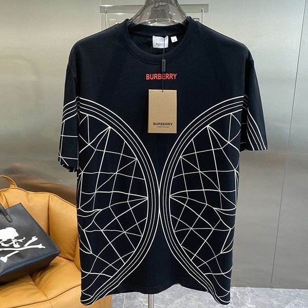 [Not available in Japan] Burberry logo oversized T-shirt fake Bax42639