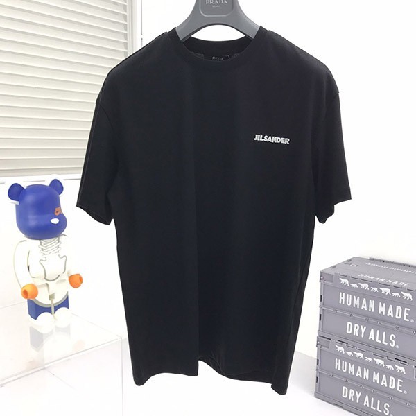 ☆Super popular☆Jil Sander logo T-shirt replica short sleeve black Jiy35542 ☆Super popular☆Jil Sander logo T-shirt replica short sleeve black Jiy35542
