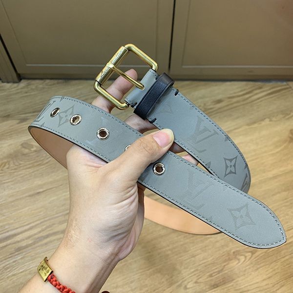 Free shipping Louis Vuitton Initial 35MM Reversible Belt Replica 5 colors vuu98238