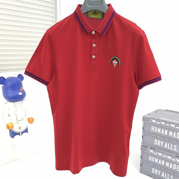 [Not available in Japan] Adidas x Gucci cotton replica polo shirt guw60477