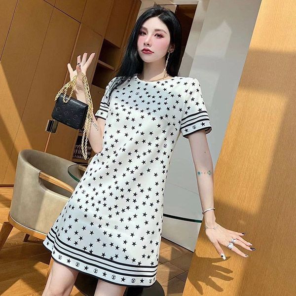 Not available in Japan Louis Vuitton LV Summer Stardust Replica Straight Dress vup05869