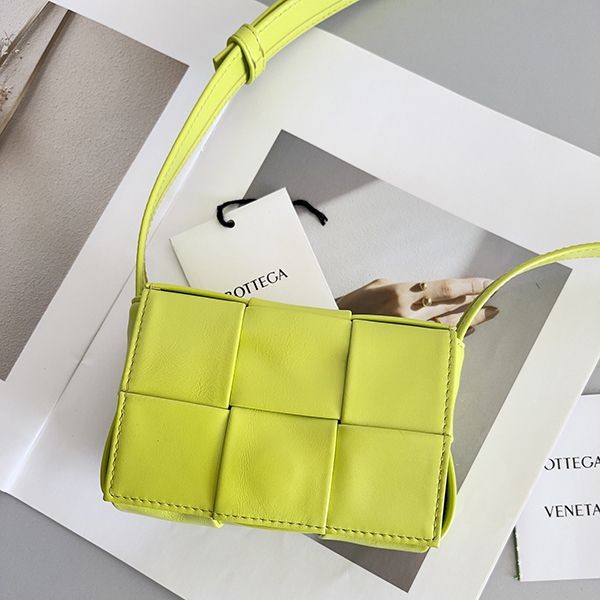 Very popular!! New color Bottega Veneta Cassette Crossbody Mini Bag Replica 667048VCQ729007