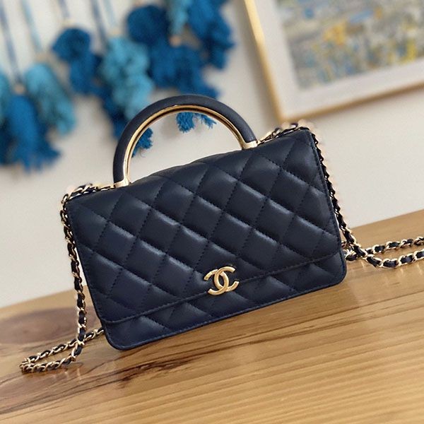 Free shipping Chanel mini size replica handbag shs82161