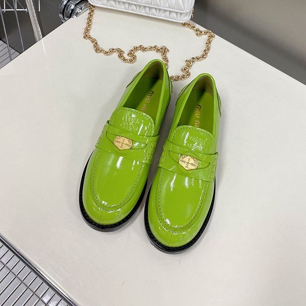 ☆Super popular☆2022 Spring/Summer new Miu Miu loafers fake myq75425