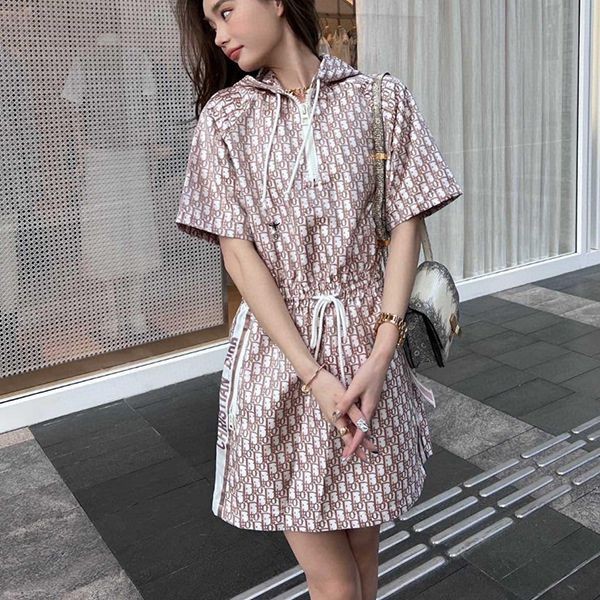 New Spring Collection Dior Short Dress Technical Taffeta Jacquard Replica dex13575