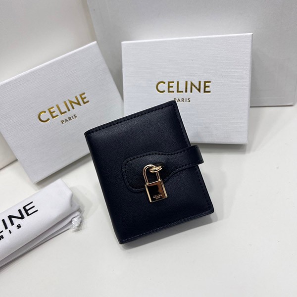 Very popular all over the world? Celine Small Strap Wallet Copy / Smooth Calfskin 10J273DQ138NO