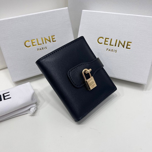 Very popular all over the world? Celine Small Strap Wallet Copy / Smooth Calfskin 10J273DQ138NO
