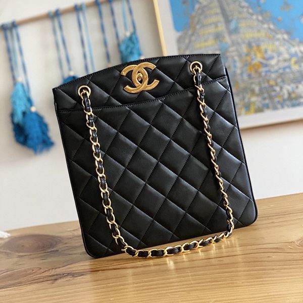 New Spring Chanel Shoulder Bag Quilted Black Replica shb09935 New Spring Chanel Shoulder Bag Quilted Black Replica shb09935