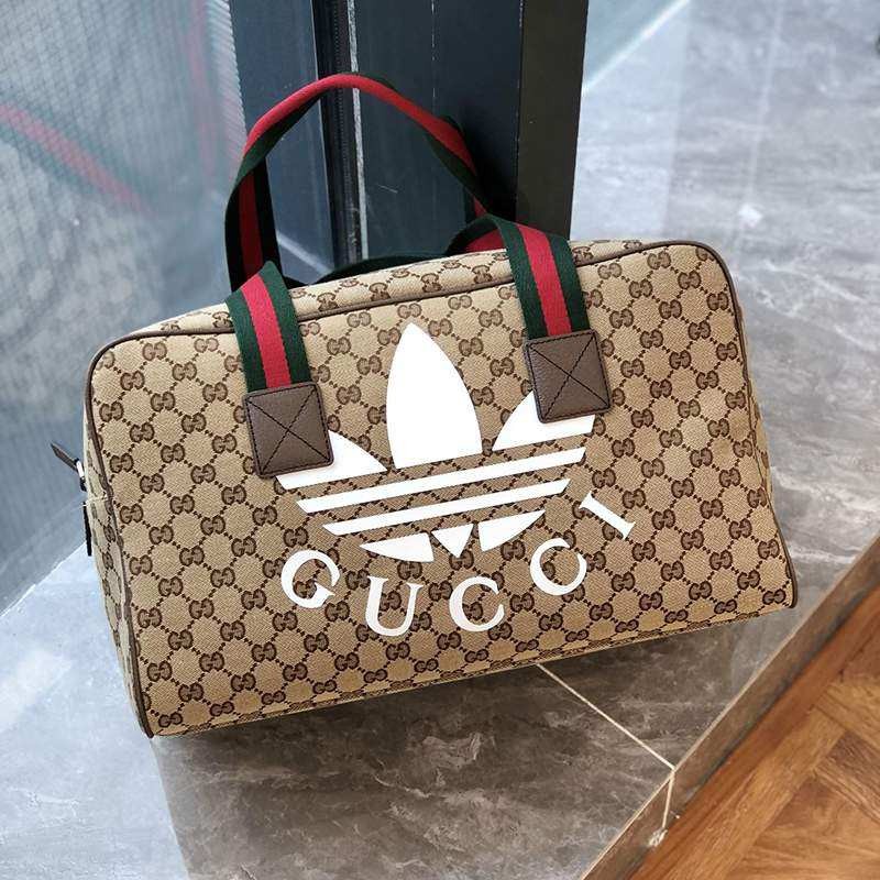 A hotly-discussed collaboration! Gucci x Adidas duffle bag replica guj59876