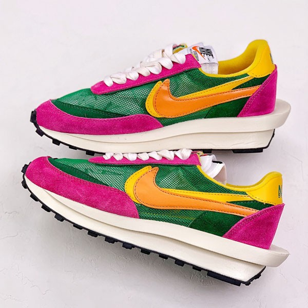 [Comfort] Sacai Nike LD Waffle Green Purple Replica BV0073-301