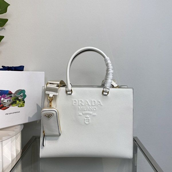 Cute Prada Saffiano Leather Handbag Replica PUW42400