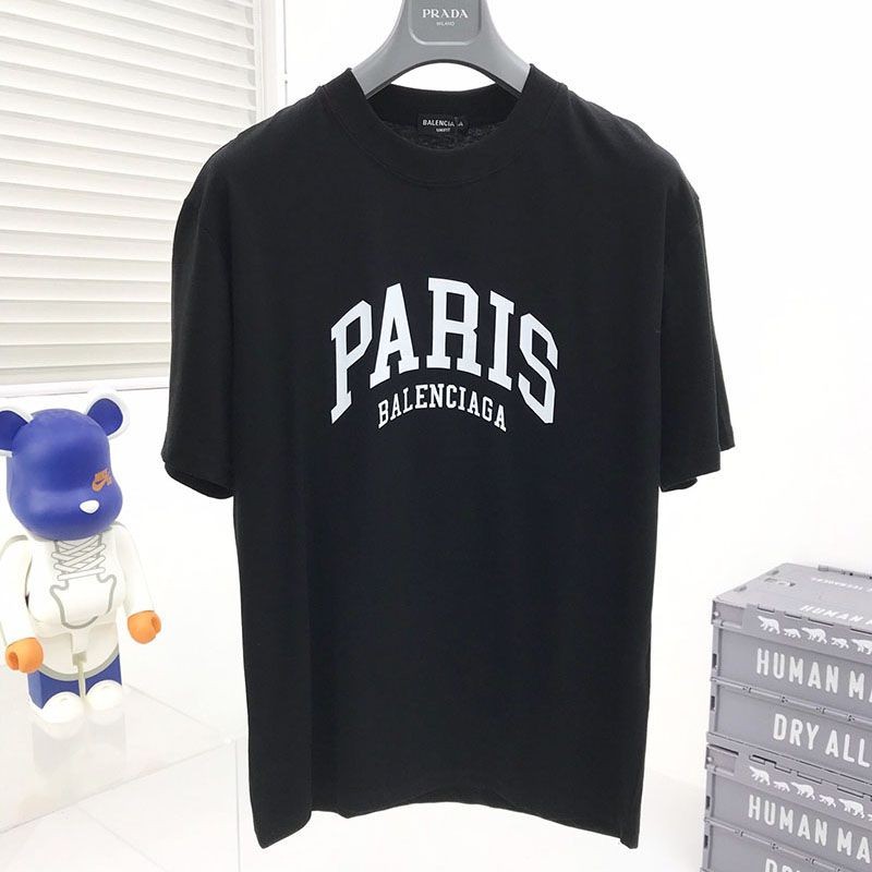No. 1 in cumulative total sales! [Balenciaga] Logo cotton fake T-shirt bal14492
