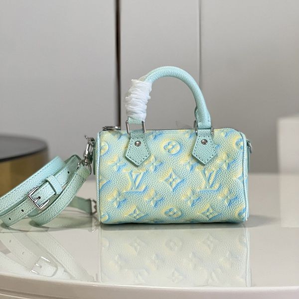 Classic Louis Vuitton Shoulder Bag Replica Pochette Nano Speedy Green M81625