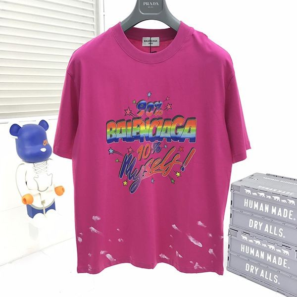 Very popular all over the world? Balenciaga logo medium fit T-shirt copy bay19190 Very popular all over the world? Balenciaga logo medium fit T-shirt copy bay19190