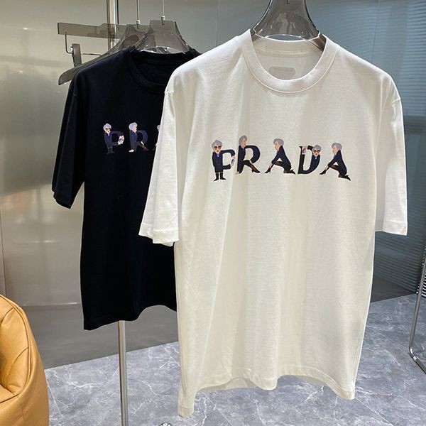 Cute Prada logo cotton T-shirt replica pum01777
