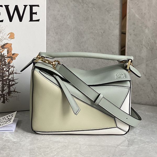 High quality???Loewe puzzle bag replica tricolor shoulder bag los27391 High quality???Loewe puzzle bag replica tricolor shoulder bag los27391