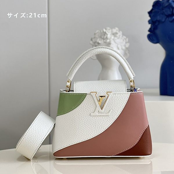 Popular Louis Vuitton Capucines replica handbags, charming colors perfect for summer ◎ M59864
