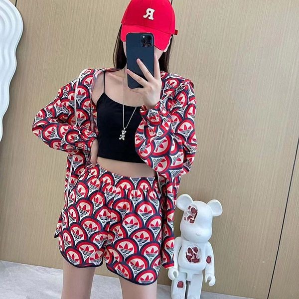 Adidas Gucci fake zip jacket top and bottom set gux98906