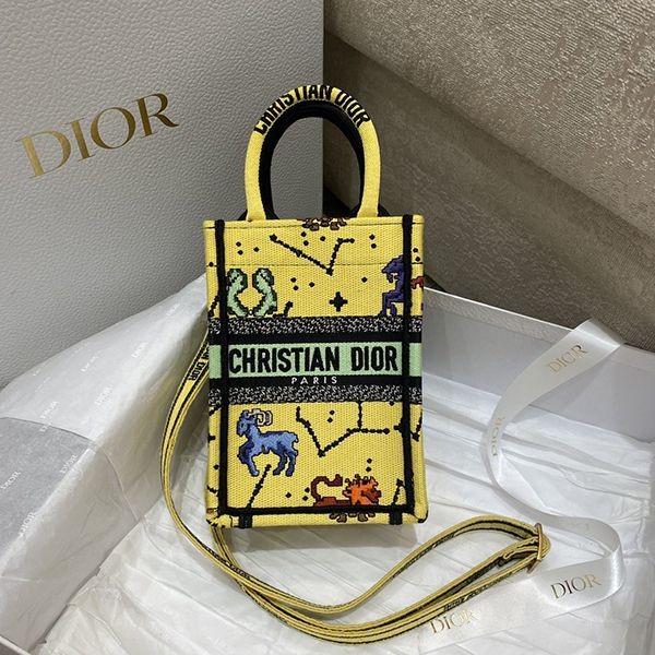 Dior BOOK TOTE Fake Mini Phone Bag [Tracking Included] dee74755