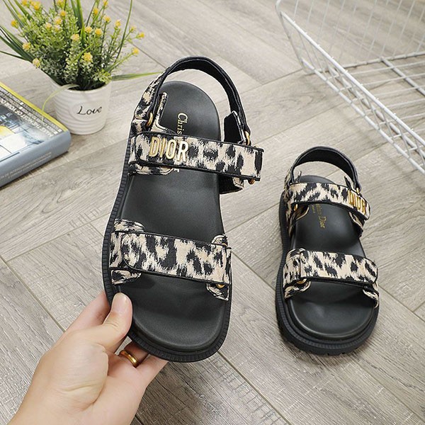 21-22AW Dior Sandals Replica Calf Leather Sole Logo deo07540
