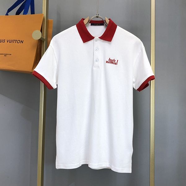[Not available in Japan] New Louis Vuitton LV Match short sleeve polo shirt copy vut28613