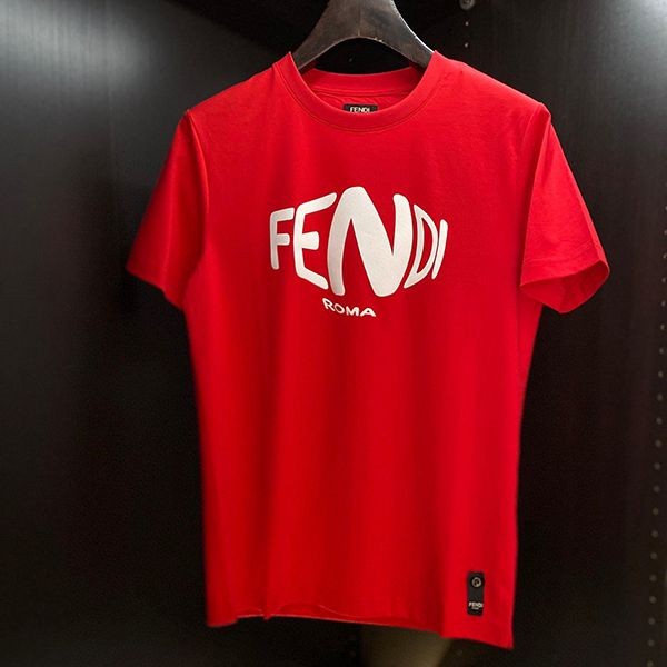 Very popular!! New color Fendi T-shirt short sleeve crew neck T-shirt parody fez22402 Very popular!! New color Fendi T-shirt short sleeve crew neck T-shirt parody fez22402