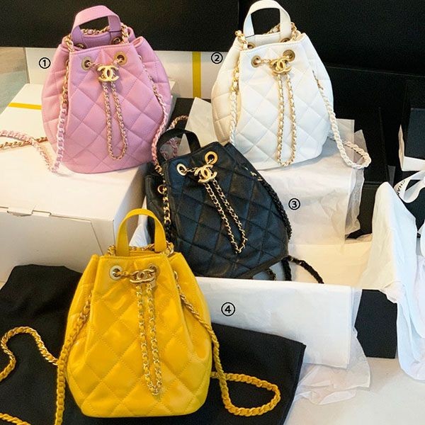 ☆Super popular☆Replica Chanel small backpack lambskin shn84618