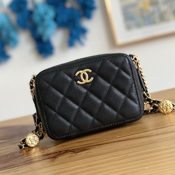 Classic Chanel camera case bag replica shs16374