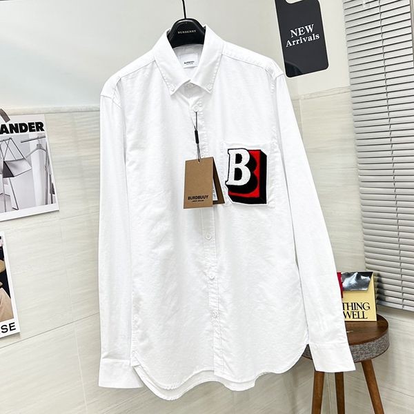 Hard to find Burberry Monogram Motif Cotton Poplin Shirt Replica Bay44636