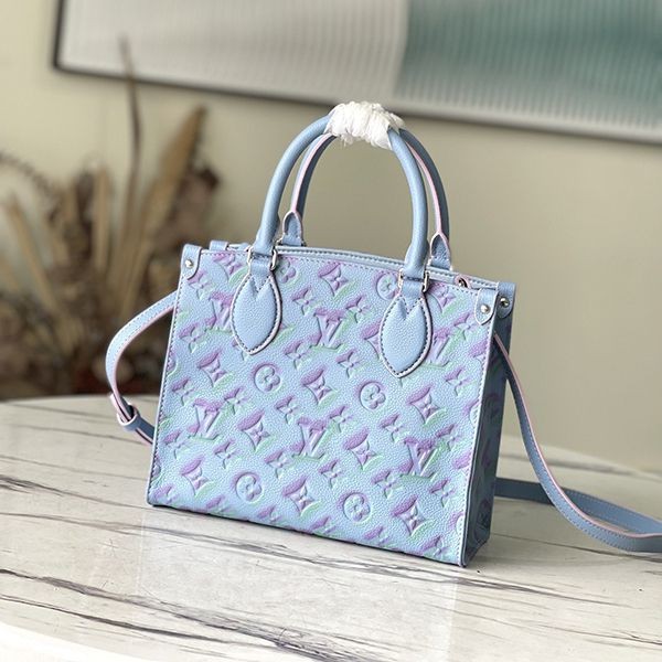 Eye-catching color? Louis Vuitton On the Go PM fake tote bag M46067 Eye-catching color? Louis Vuitton On the Go PM fake tote bag M46067