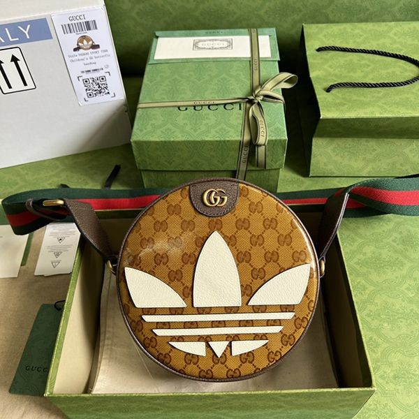 ☆Super popular☆ Collaboration Adidas x Gucci Replica GG Quilted Leather Shoulder Bag Replica 702640UVSKT7268 ☆Super popular☆ Collaboration Adidas x Gucci Replica GG Quilted Leather Shoulder Bag Replica 702640UVSKT7268