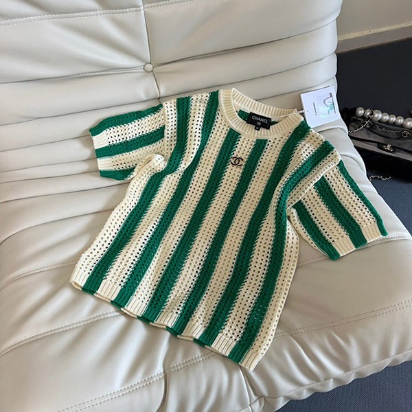 No. 1 in cumulative sales! Chanel knit T-shirt replica shl14277