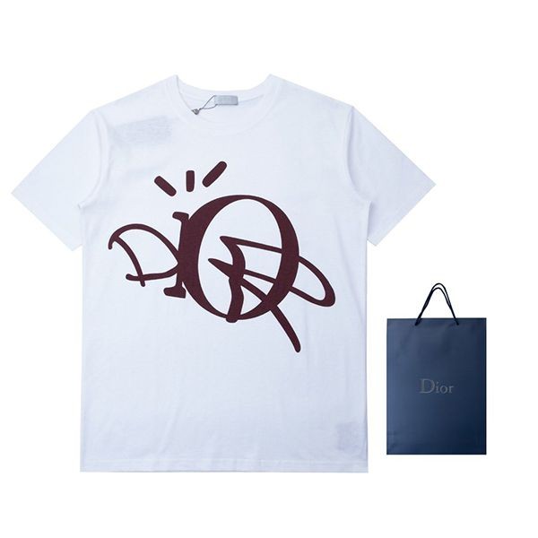 Extremely rare! Dior x Travis Scott oversized T-shirt copy der10011