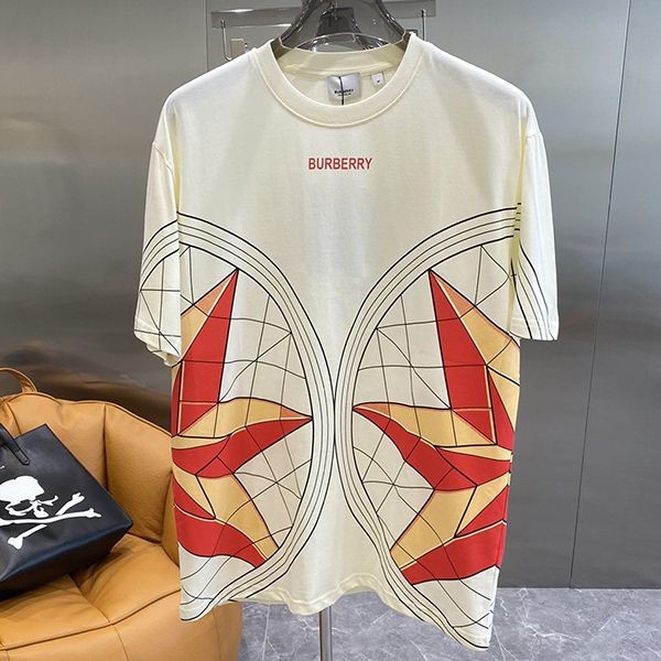 Super Hot Topic! Burberry Logo Oversized T-Shirt Replica Bac40044
