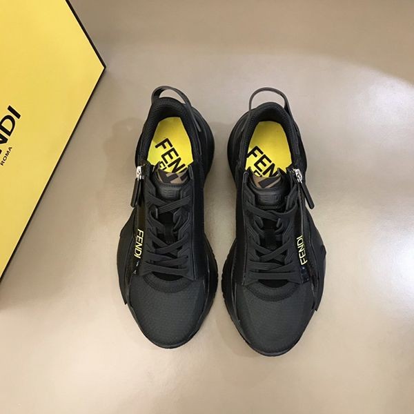 [Hard to find] Fake Fendi Sneakers Flow Suede Low Top fel82379