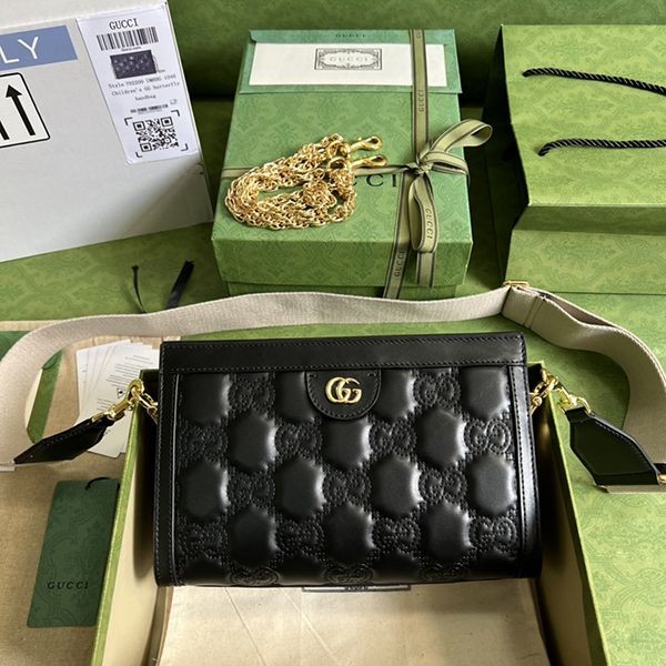 Cute Gucci GG quilted leather shoulder bag replica guu83306 Cute Gucci GG quilted leather shoulder bag replica guu83306